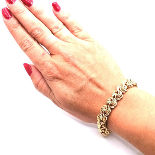 Bracelet Bracelet vintage or jaune 58 Facettes N°2699