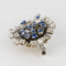 Broche Broche bouquet saphirs diamants 58 Facettes 19-564