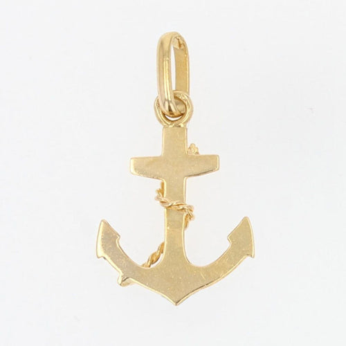 Pendentif Pendentif ancre de marine en or 58 Facettes 15-173A
