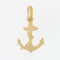 Pendentif Pendentif ancre de marine en or 58 Facettes 15-173A