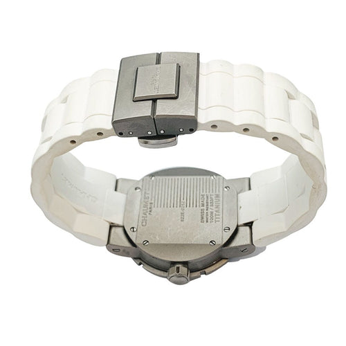 Montre Montre Chaumet, "Class One", titane, diamants, caoutchouc. 58 Facettes 31808