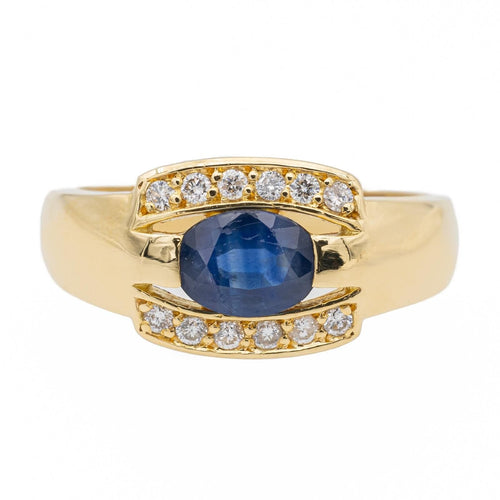 Bague 54 Bague Or jaune Saphir 58 Facettes 2686306CN