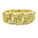 Bracelet Bracelet vintage "Feuillage" or jaune, diamants. 58 Facettes 33152