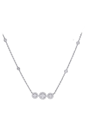 Collier Collier MESSIKA Joy Trilogy en Or Blanc 750/1000 58 Facettes 62402-58415