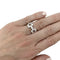Bague 51 Bague Fred or blanc, diamants. 58 Facettes 30978