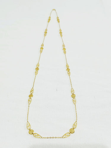 Collier Sautoir Art Nouveau Or Filigrané 58 Facettes 3074/1