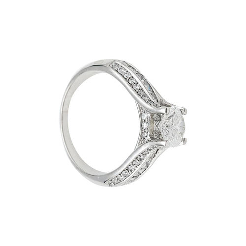 Bague 57 Bague diamant 1,13 carat en or blanc. 58 Facettes 30669