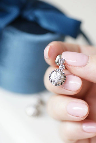 Boucles d'oreilles Boucles d'oreilles chaton illusion diamants 58 Facettes