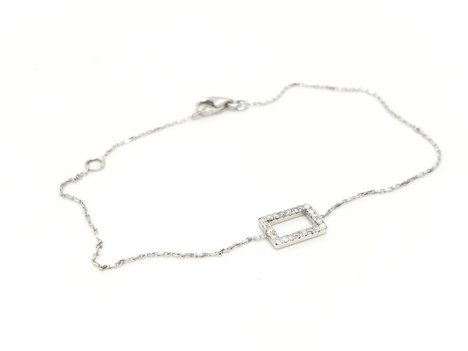 Bracelet Bracelet Or blanc Diamant 58 Facettes 579196RV