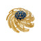 Broche Broche Cartier en or jaune et saphirs. 58 Facettes 31341