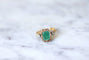 Bague Bague style Victorien émeraude et diamants 58 Facettes
