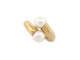 Bague 50 bague CARTIER toi et moi perles & or jaune 18k 58 Facettes 255294