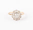 Bague Bague marguerite ancienne en or et diamant 58 Facettes