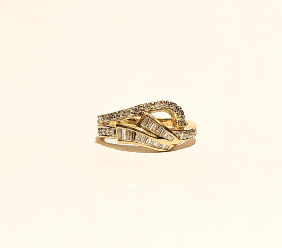 Bague Bague en or et diamants 58 Facettes