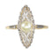 Bague 58 bague marquise diamants perles Art Déco 58 Facettes 23271-0581