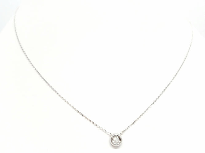 Collier Collier Or blanc Diamant 58 Facettes 579143RV
