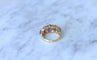 Bague Bague jarretière améthystes et diamants 58 Facettes