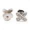 Boucles d'oreilles Chaumet Boucles d'oreilles Puces Liens Or blanc Diamant 58 Facettes 2432075CN