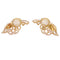 Boucles d'oreilles Boucles d'oreilles vintage en or rose. 58 Facettes 33516
