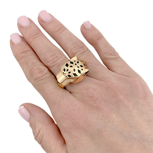 Bague 57 Bague Panthère de Cartier. 58 Facettes 32450