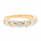 Bague 53 Bague Demi alliance Or jaune Diamant 58 Facettes 2686083CN