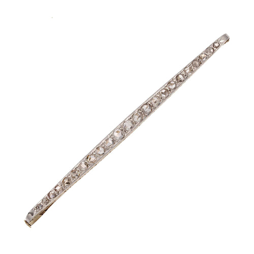 Broche Broche ancienne barrette diamants 58 Facettes 19-453
