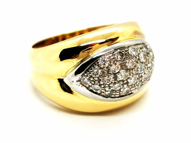Bague 56 Bague Or jaune Diamant 58 Facettes 1629193CN