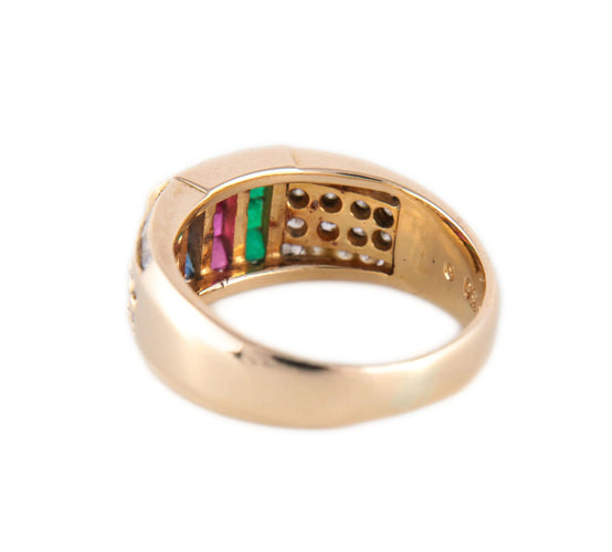 Bague BAGUE OR & PIERRES PRECIEUSES 58 Facettes BO/220085 NSS