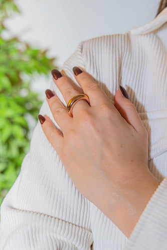 Bague 57 Chaumet Bague Jonc Or rose 58 Facettes 2622516CN