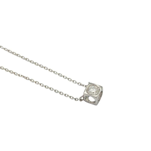 Collier Collier Dinh Van, "Le Cube", or blanc, diamant. 58 Facettes 32046