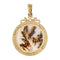 Pendentif Pendentif ancien agate dendritique et or 58 Facettes 23-103
