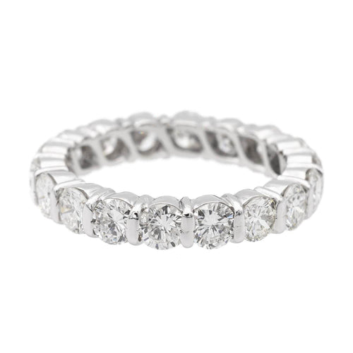 Bague 52 Bague Alliance américaine Or blanc Diamant 58 Facettes 2601194CN