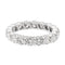 Bague 52 Bague Alliance américaine Or blanc Diamant 58 Facettes 2601194CN