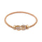 Bracelet Bracelet Fred, "Chance Infinie", or rose, diamants. 58 Facettes 32788