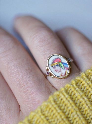 Bague Bague Art Déco Egyptomania 58 Facettes