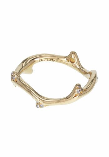 Bague 52 Bague DIOR Bois de Rose Or jaune et Diamants 58 Facettes 62204-58000
