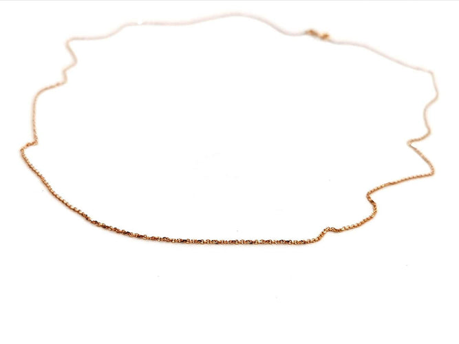 Collier Collier Maille forçat Or rose 58 Facettes 1142614RV