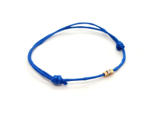 Bracelet Bracelet Cordon Or rose Diamant 58 Facettes 578890RV