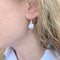 Boucles d'oreilles Boucles d'oreilles Chanel, "Camélia", or blanc, diamants. 58 Facettes 32717