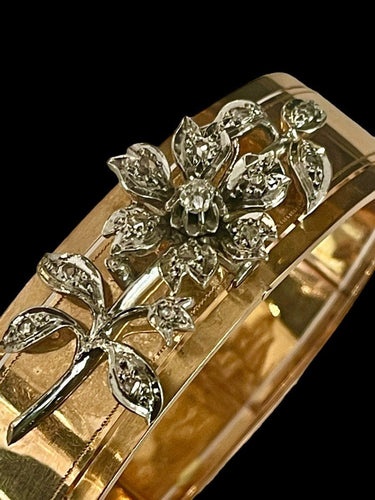 Bracelet Bracelet Jonc Diamants Napoléon III 58 Facettes 1161380