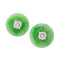 Boucles d'oreilles Boucles d'oreilles Puces Or blanc Jade Jadéite 58 Facettes 2432028CN
