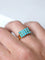 Bague chevalière vintage turquoises 58 Facettes