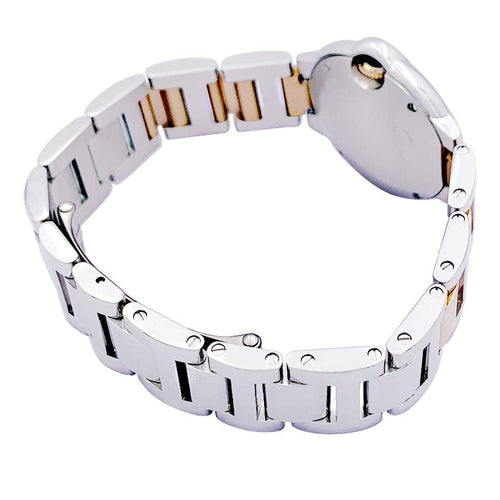 Montre Montre Cartier, "Ballon Bleu de Cartier", acier, or rose, diamants. 58 Facettes 33435