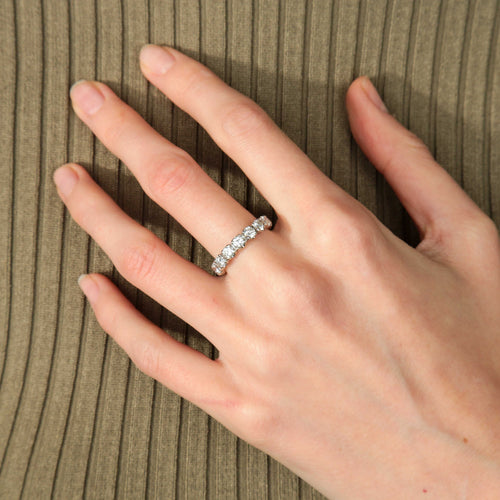 Bague BAGUE ALLIANCE AMERICAINE 16 DIAMANTS 58 Facettes BO/220111