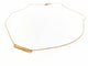 Collier Ginette NY Collier Baguette Or rose 58 Facettes 1964552CN