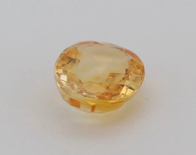 Gemstone Saphir jaune non chauffé non traité 0.94cts 58 Facettes 157