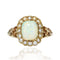 Bague 55 Bague opale et perles fines 58 Facettes 21-729