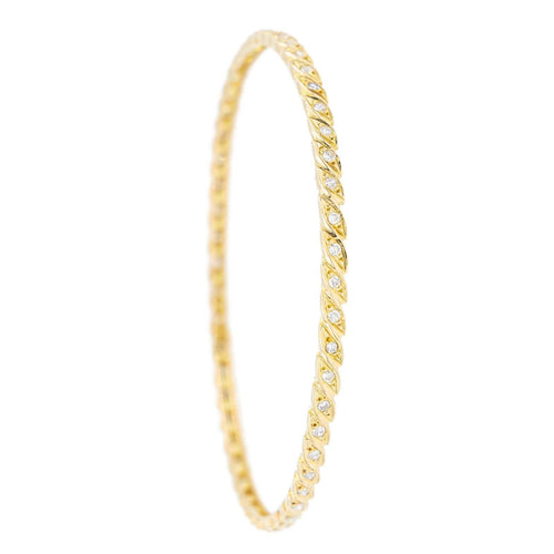 Bracelet Bracelet Jonc Or jaune Diamant 58 Facettes 1970974CN