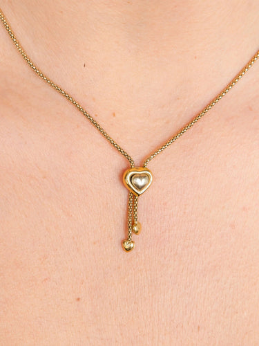 Collier Or Jaune COLLIER "COEUR" OR JAUNE 58 Facettes BO/220016 NSS