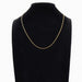 Collier Chaine or jaune maille agrafe 58 Facettes 19-487